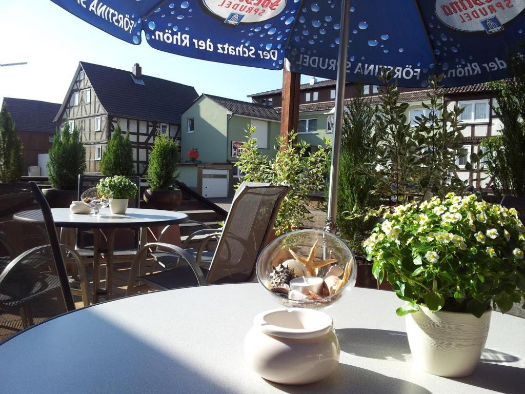 Pension Huehn Angersbach Exterior foto